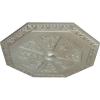 image29 18OD x 2 14ID x 1 18P Spring Octagonal Ceiling Medallion Fits Canopies up to 3Flash Gold Metallic Series