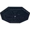 image29 18OD x 2 14ID x 1 18P Spring Octagonal Ceiling Medallion Fits Canopies up to 3Midnight Dream Flat Finish
