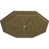 image29 18OD x 2 14ID x 1 18P Spring Octagonal Ceiling Medallion Fits Canopies up to 3Mississippi Mud Flat Finish