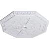 image29 18OD x 2 14ID x 1 18P Spring Octagonal Ceiling Medallion Fits Canopies up to 3Primed
