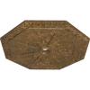 image29 18OD x 2 14ID x 1 18P Spring Octagonal Ceiling Medallion Fits Canopies up to 3Rubbed Bronze Metallic Series