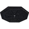 image29 18OD x 2 14ID x 1 18P Spring Octagonal Ceiling Medallion Fits Canopies up to 3Steel Gray Metallic Series