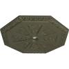 image29 18OD x 2 14ID x 1 18P Spring Octagonal Ceiling Medallion Fits Canopies up to 3Witch Hazel Flat Finish