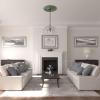image31 12OD x 2 12P Traditional Ceiling Medallion Fits Canopies up to 8 14HandPainted Athenian Green
