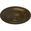 image31 12OD x 2 12P Traditional Ceiling Medallion Fits Canopies up to 8 14HandPainted Brass
