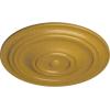 image31 12OD x 2 12P Traditional Ceiling Medallion Fits Canopies up to 8 14HandPainted Iridescent Gold