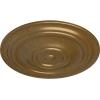 image31 12OD x 2 12P Traditional Ceiling Medallion Fits Canopies up to 8 14HandPainted Pale Gold