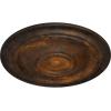 image31 12OD x 2 12P Traditional Ceiling Medallion Fits Canopies up to 8 14HandPainted Rust