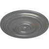 image31 12OD x 2 12P Traditional Ceiling Medallion Fits Canopies up to 8 14HandPainted Silver