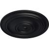 image31 12OD x 2 12P Traditional Ceiling Medallion Fits Canopies up to 8 14HandPainted Steel Gray