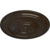 image31 12OD x 2 12P Traditional Ceiling Medallion Fits Canopies up to 8 14HandPainted Stone Hearth Crackle