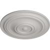 image31 12OD x 2 12P Traditional Ceiling Medallion Fits Canopies up to 8 14HandPainted Ultra Pure White