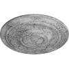 image31 12OD x 2 12P Traditional Ceiling Medallion Fits Canopies up to 8 14HandPainted Ultra Pure White Crackle