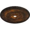 image36 14OD x 1 78P Melonie Ceiling Medallion Fits Canopies up to 6 14HandPainted Rust