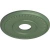 imageEkena Millwork CM15BEGLS 15 34OD X 3 78ID X 34P Berkshire Ceiling Medallion Fits Canopies Up to 7 GoldHandPainted Athenian Green