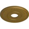 imageEkena Millwork CM15BEGLS 15 34OD X 3 78ID X 34P Berkshire Ceiling Medallion Fits Canopies Up to 7 GoldHandPainted Gold