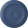 image19 58OD x 1 12P Alexandria Rope Ceiling Medallion Fits Canopies up to 4 58Americana Flat Finish