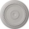 image19 58OD x 1 12P Alexandria Rope Ceiling Medallion Fits Canopies up to 4 58Ultra Pure White Flat Finish