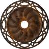 image26 58OD x 4 12ID x 1 38P Loera Ceiling Medallion Fits Canopies up to 6 14Rust Metallic Series
