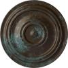 Hand-Painted Bronze Blue Patina