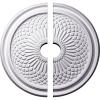 imageEkena Millwork CM22TN203500 22OD x 3 12ID x 1 34P Trinity Ceiling Medallion Fits Canopies up to 312 2 PieceSplit