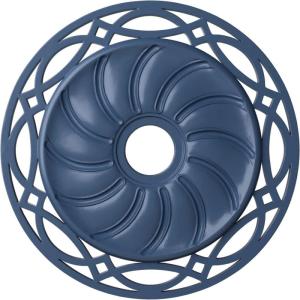 image26 58OD x 4 12ID x 1 38P Loera Ceiling Medallion Fits Canopies up to 6 14Americana Flat Finish