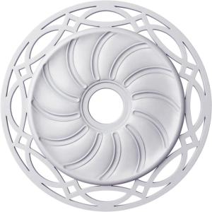 image26 58OD x 4 12ID x 1 38P Loera Ceiling Medallion Fits Canopies up to 6 14Primed