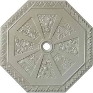 image29 18OD x 2 14ID x 1 18P Spring Octagonal Ceiling Medallion Fits Canopies up to 3Flash Copper Metallic Series