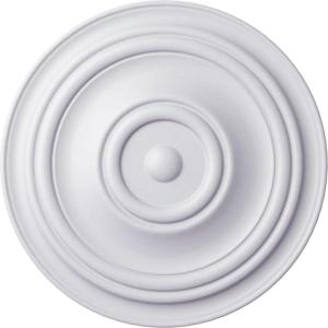 image31 12OD x 2 12P Traditional Ceiling Medallion Fits Canopies up to 8 14Factory Primed