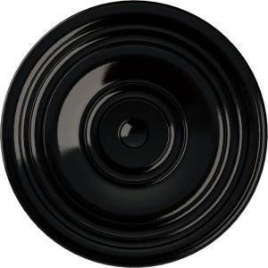 image31 12OD x 2 12P Traditional Ceiling Medallion Fits Canopies up to 8 14HandPainted Black Pearl