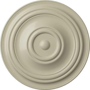 image31 12OD x 2 12P Traditional Ceiling Medallion Fits Canopies up to 8 14HandPainted Clear Yellow