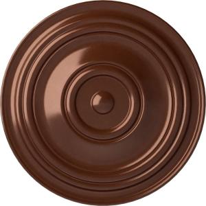 image31 12OD x 2 12P Traditional Ceiling Medallion Fits Canopies up to 8 14HandPainted Copper Penny