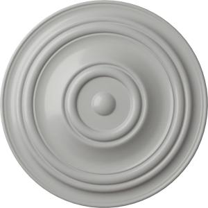 image31 12OD x 2 12P Traditional Ceiling Medallion Fits Canopies up to 8 14HandPainted Frost