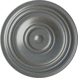 image31 12OD x 2 12P Traditional Ceiling Medallion Fits Canopies up to 8 14HandPainted Platinum