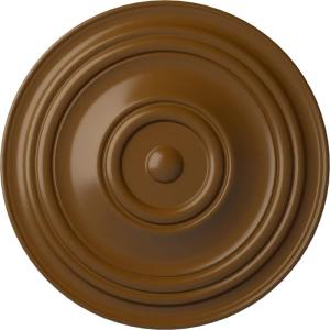 image31 12OD x 2 12P Traditional Ceiling Medallion Fits Canopies up to 8 14HandPainted Smokey Topaz