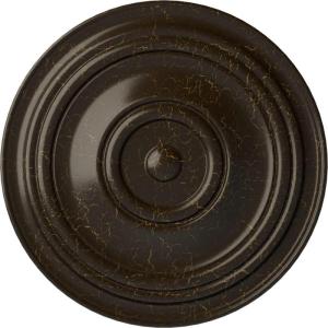 image31 12OD x 2 12P Traditional Ceiling Medallion Fits Canopies up to 8 14HandPainted Stone Hearth Crackle