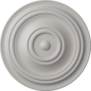 image31 12OD x 2 12P Traditional Ceiling Medallion Fits Canopies up to 8 14HandPainted Ultra Pure White