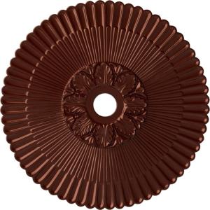 image36 14OD x 1 78P Melonie Ceiling Medallion Fits Canopies up to 6 14HandPainted Antique Copper