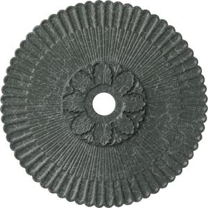 image36 14OD x 1 78P Melonie Ceiling Medallion Fits Canopies up to 6 14HandPainted Athenian Green Crackle