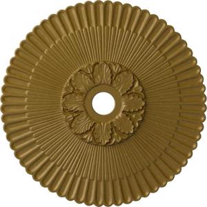 image36 14OD x 1 78P Melonie Ceiling Medallion Fits Canopies up to 6 14HandPainted Gold