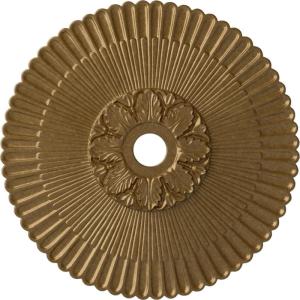 image36 14OD x 1 78P Melonie Ceiling Medallion Fits Canopies up to 6 14HandPainted Pale Gold