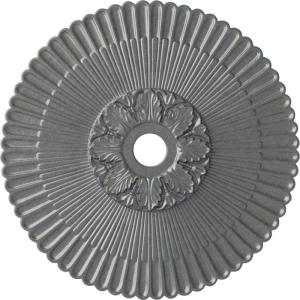 image36 14OD x 1 78P Melonie Ceiling Medallion Fits Canopies up to 6 14HandPainted Platinum