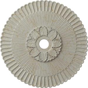image36 14OD x 1 78P Melonie Ceiling Medallion Fits Canopies up to 6 14HandPainted Pot of Cream Crackle