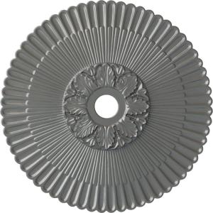 image36 14OD x 1 78P Melonie Ceiling Medallion Fits Canopies up to 6 14HandPainted Silver