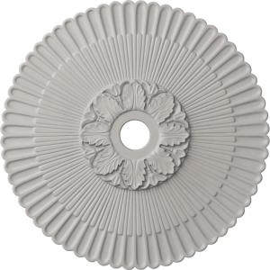 image36 14OD x 1 78P Melonie Ceiling Medallion Fits Canopies up to 6 14HandPainted Ultra Pure White