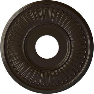 imageEkena Millwork CM15BEGLS 15 34OD X 3 78ID X 34P Berkshire Ceiling Medallion Fits Canopies Up to 7 GoldHandPainted Stone Hearth